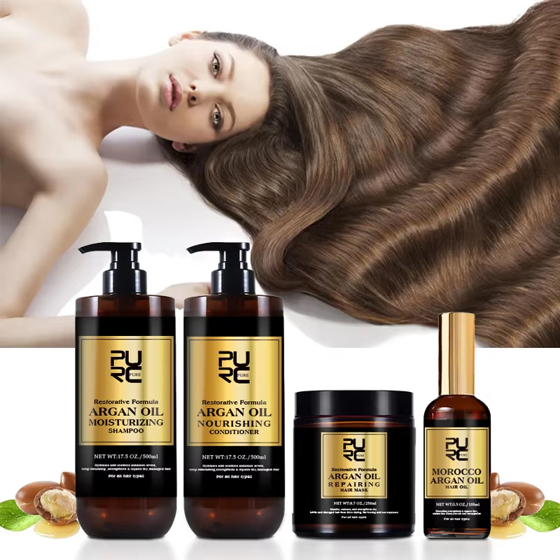 Hair Care Dandruff - Zestaw do pielęgnacji włosów PURC Morocco: