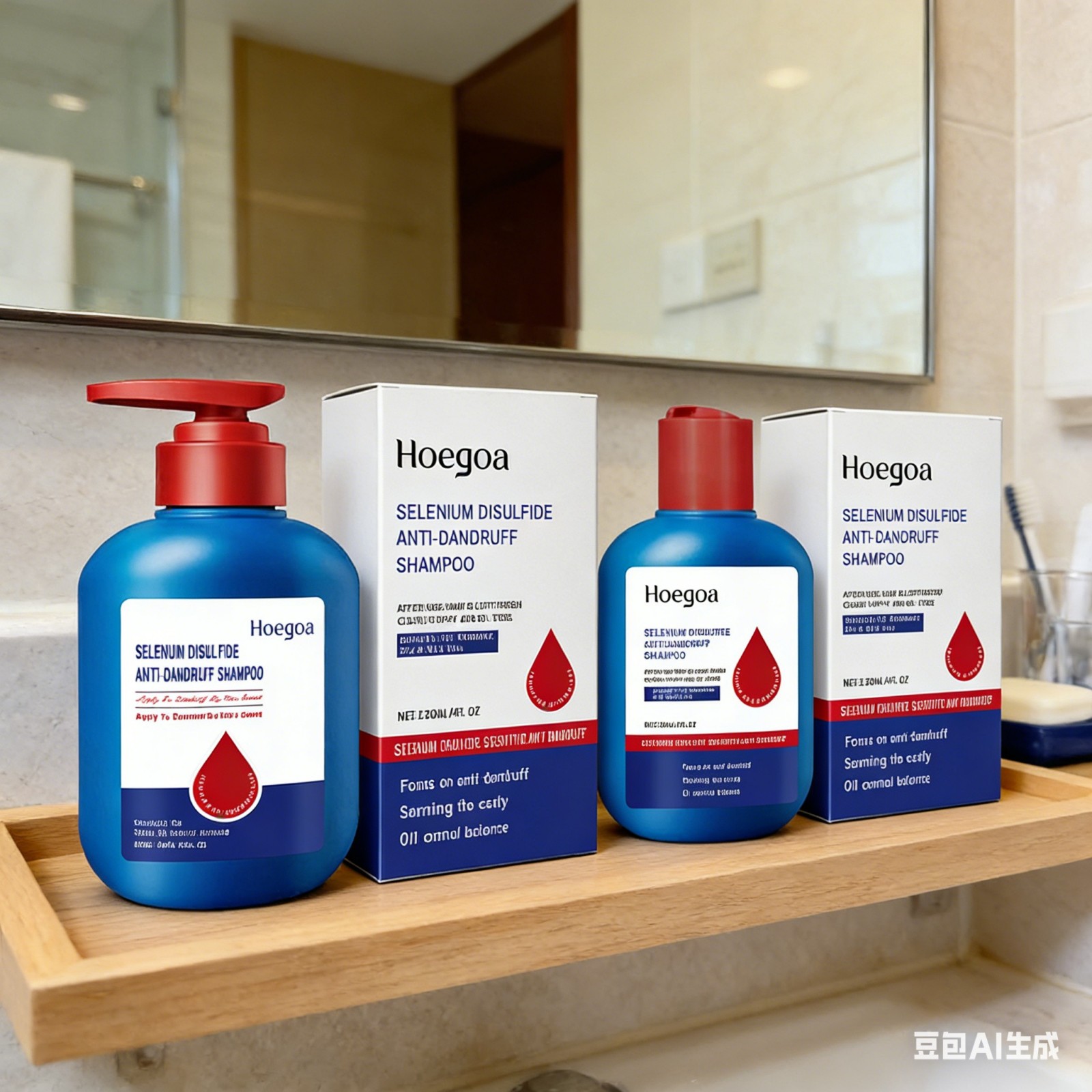 Hair Care Dandruff - Hoegoa Szampon Przeciwłupieżowy Kontrolujący Wydzielanie Sebum